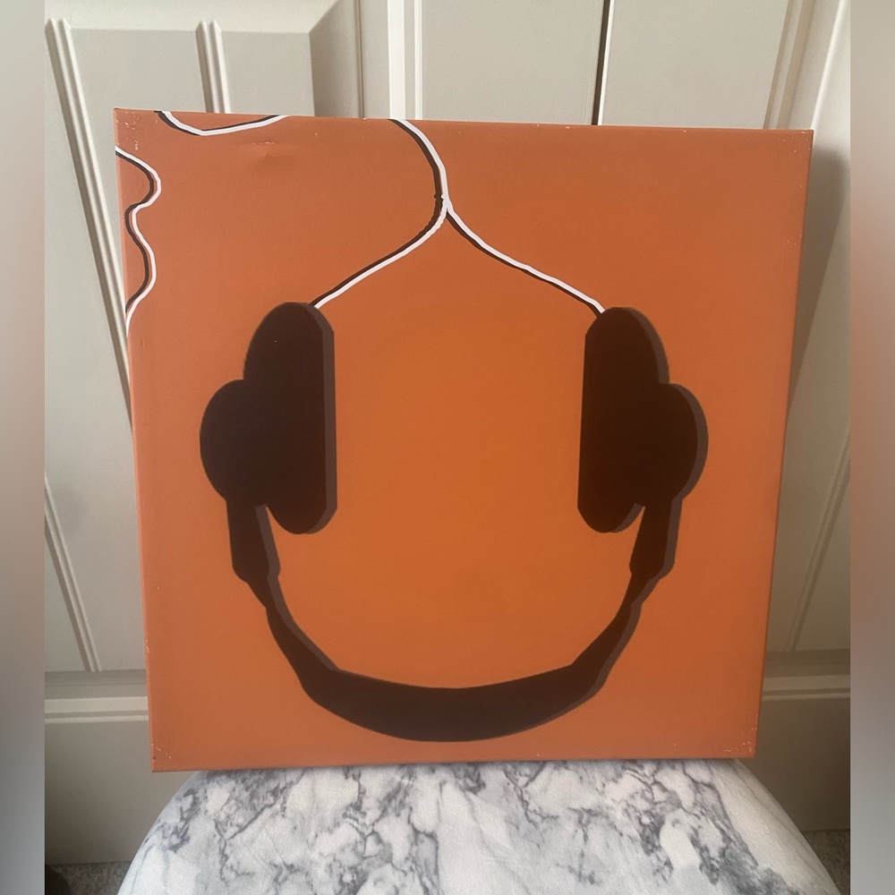 3 piece art work on canvas